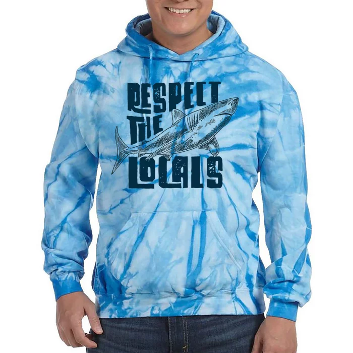 Respect The Locals Save The Ocean Tie Dye Hoodie