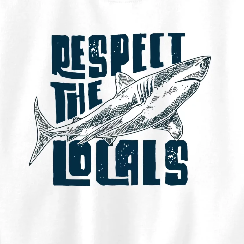 Respect The Locals Save The Ocean Kids Sweatshirt