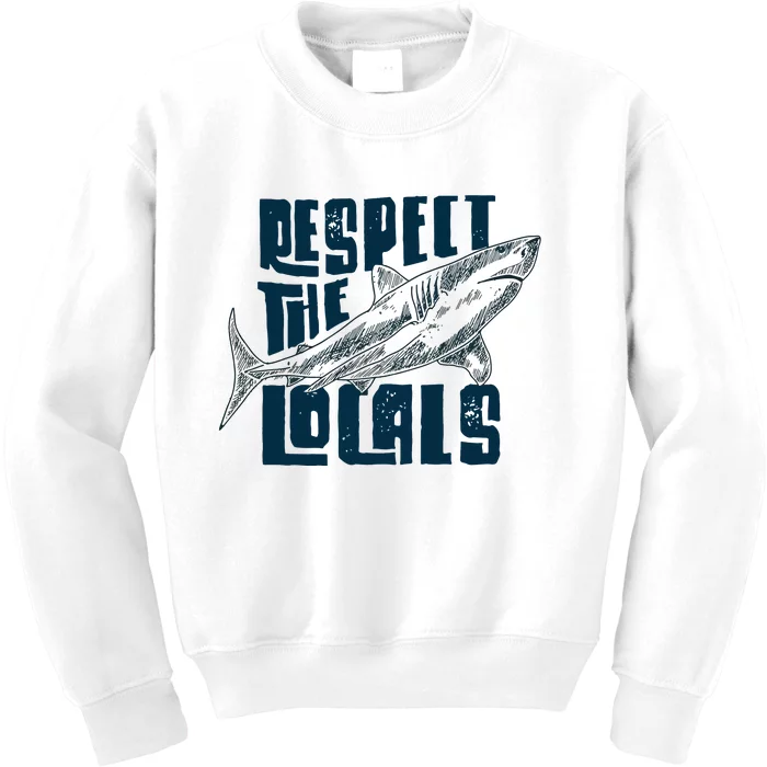 Respect The Locals Save The Ocean Kids Sweatshirt