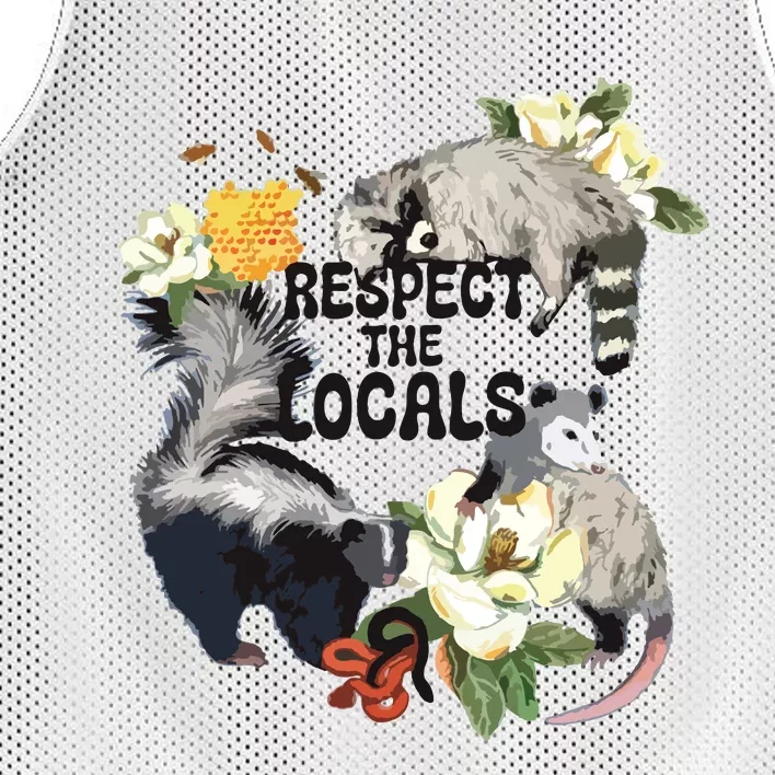 Respect Them Locals Mesh Reversible Basketball Jersey Tank