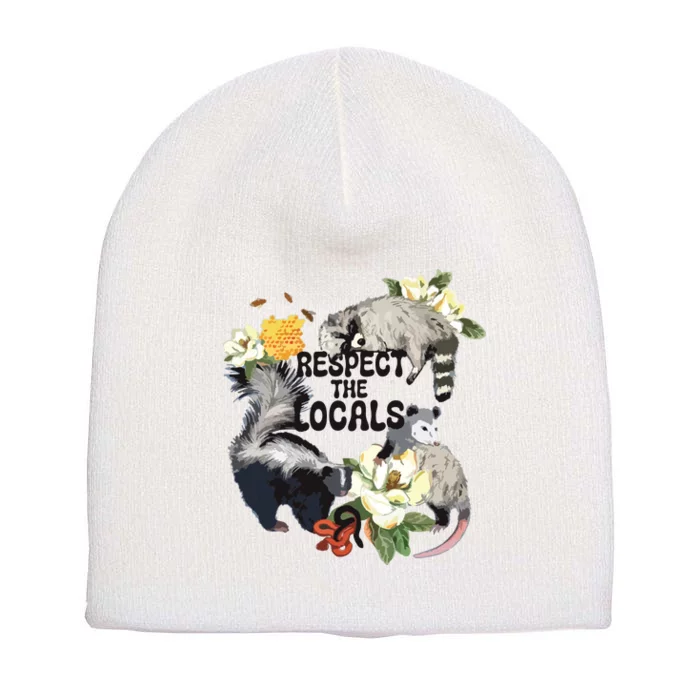 Respect Them Locals Short Acrylic Beanie