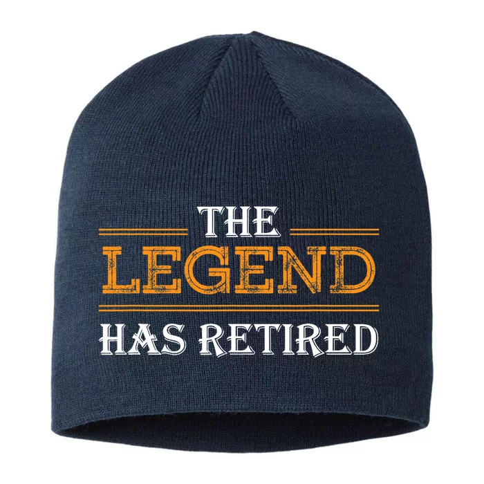 Retired The Legend Has Retired 8 1/2in Sustainable Knit Beanie