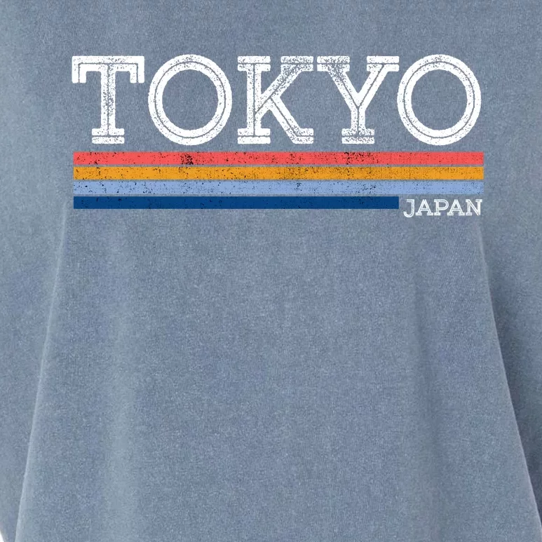 Retro Tokyo Logo Garment-Dyed Women's Muscle Tee