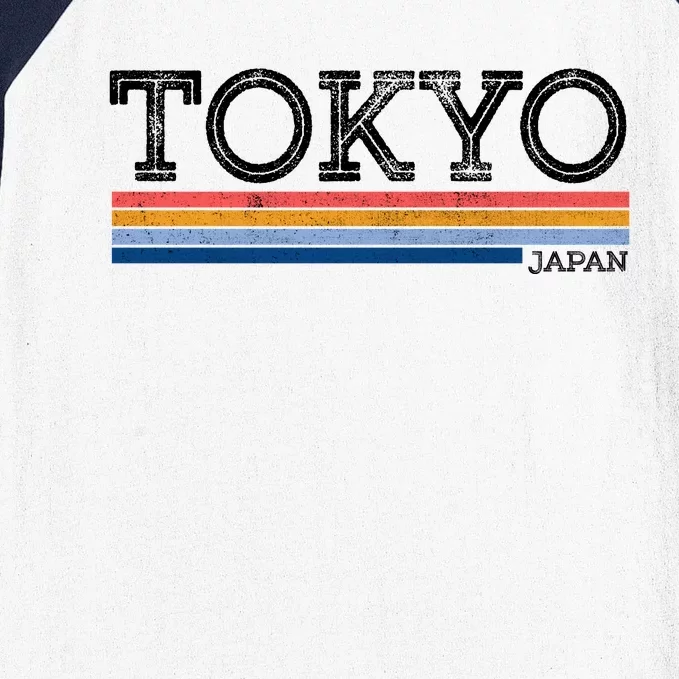 Retro Tokyo Logo Baseball Sleeve Shirt