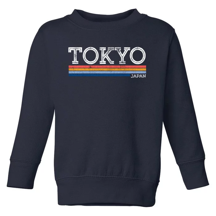 Retro Tokyo Logo Toddler Sweatshirt