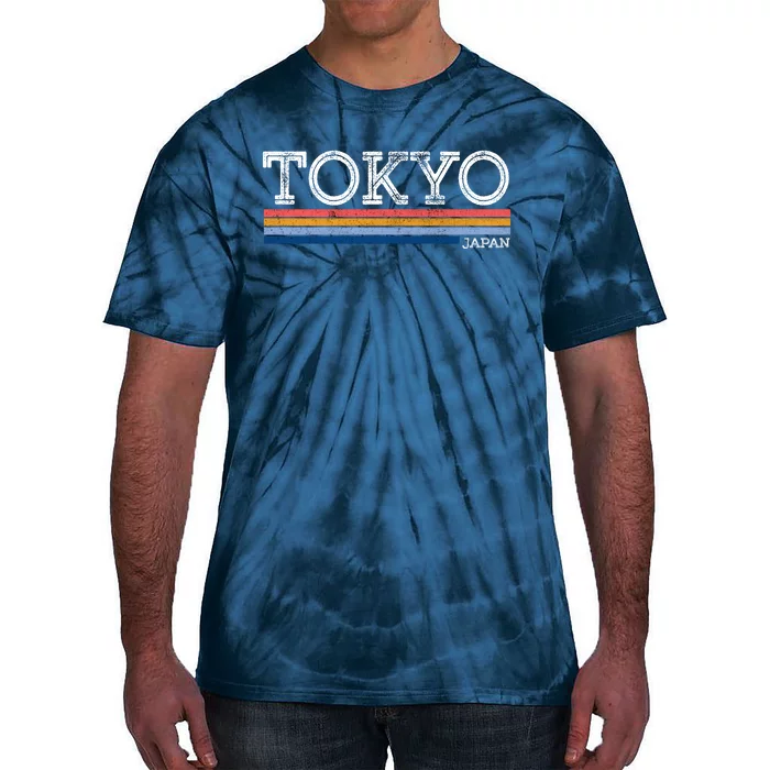 Retro Tokyo Logo Tie-Dye T-Shirt