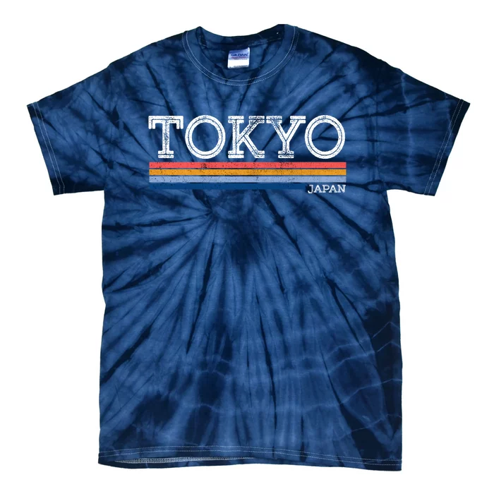 Retro Tokyo Logo Tie-Dye T-Shirt