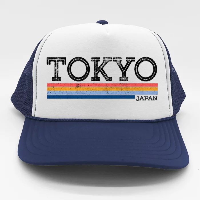 Retro Tokyo Logo Trucker Hat