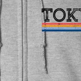 Retro Tokyo Logo Full Zip Hoodie