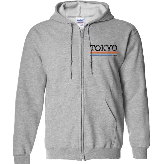 Retro Tokyo Logo Full Zip Hoodie