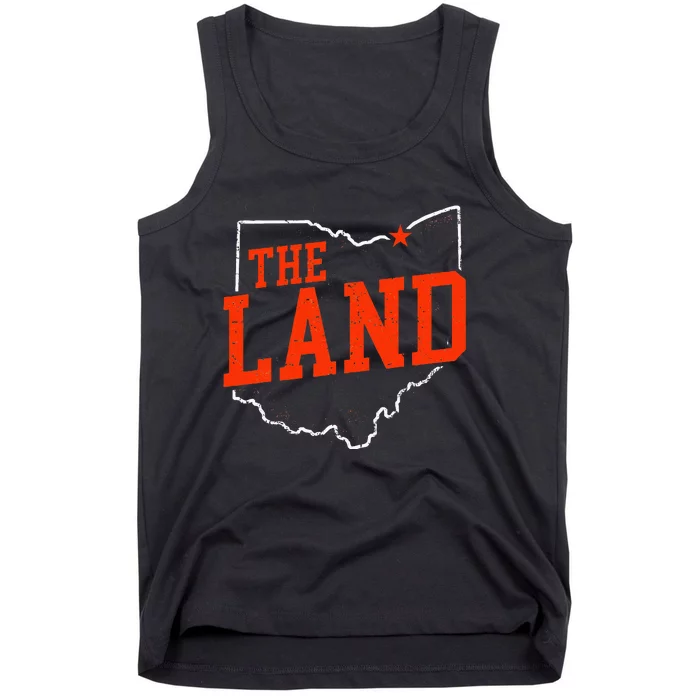 Retro The Land Cleveland Ohio Travel Souvenir Tank Top