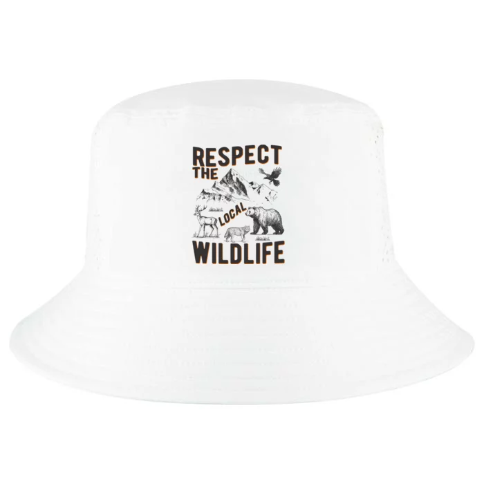 Respect The Local Wildlife Cool Comfort Performance Bucket Hat