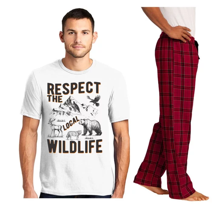 Respect The Local Wildlife Pajama Set