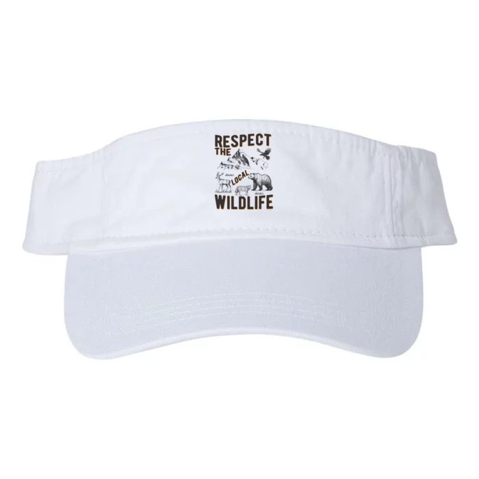 Respect The Local Wildlife Valucap Bio-Washed Visor