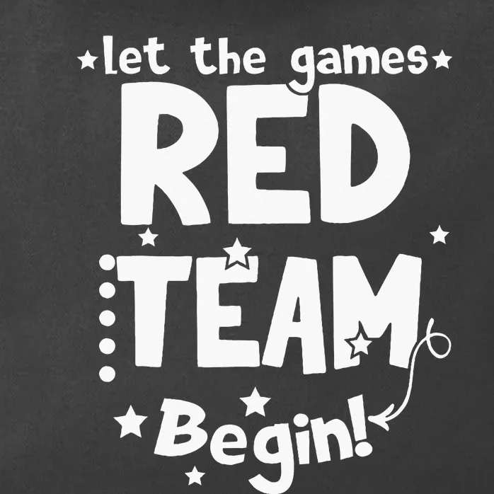 Red Team Let The Games Begin Field Trip Day 2024 Zip Tote Bag