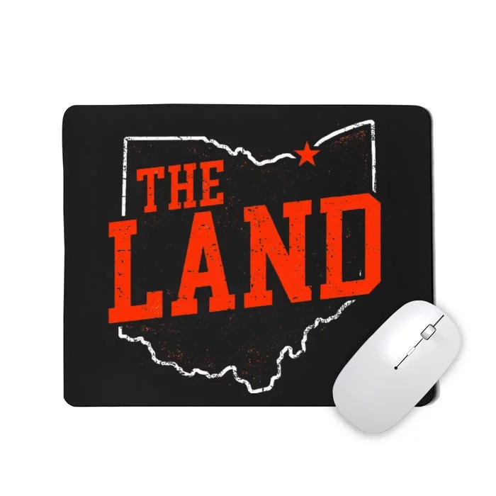 Retro The Land Cleveland Ohio Travel Souvenir Mousepad