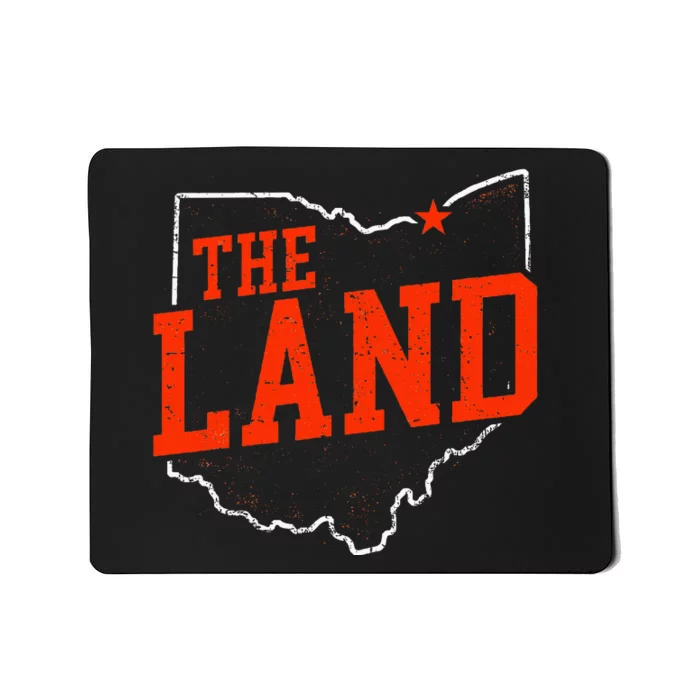 Retro The Land Cleveland Ohio Travel Souvenir Mousepad