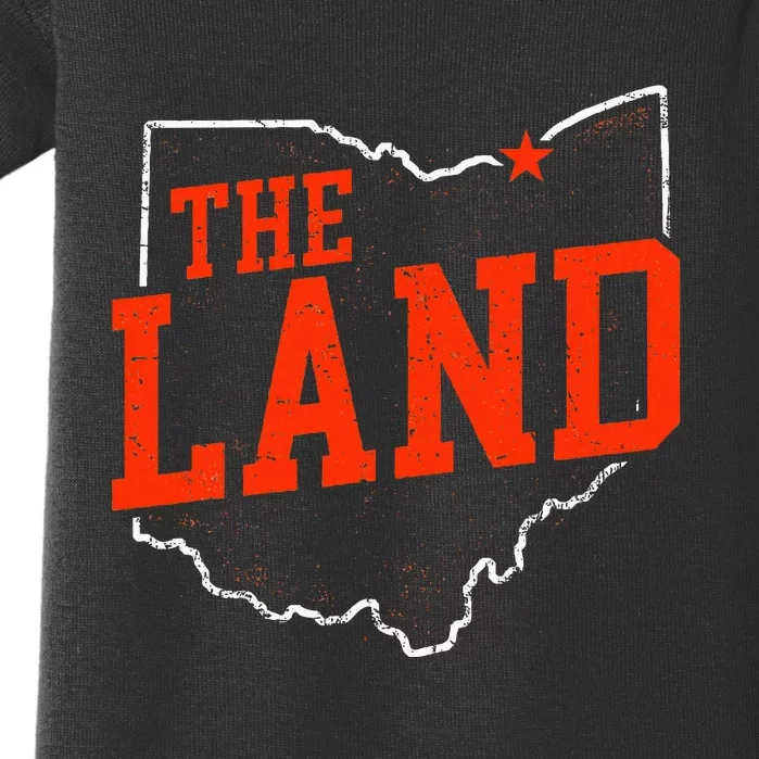 Retro The Land Cleveland Ohio Travel Souvenir Baby Bodysuit