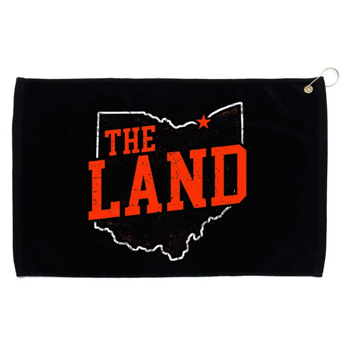 Retro The Land Cleveland Ohio Travel Souvenir Grommeted Golf Towel