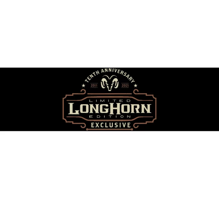 Ram Trucks Limited Longhorn Edition 10th Anniversary Bumper Sticker