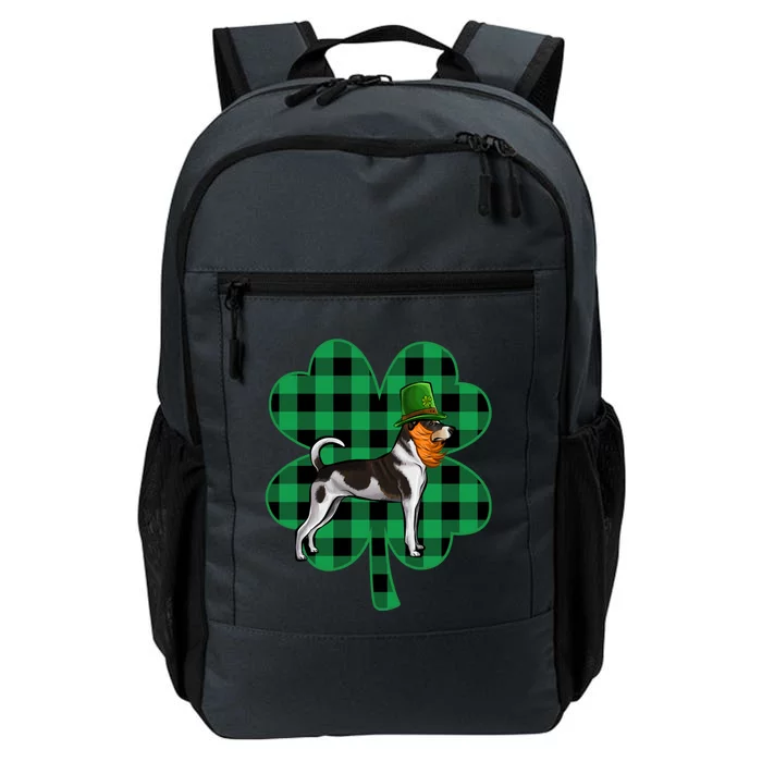 Rat Terrier Leprechaun St Patricks Day Lucky Clover Great Gift Daily Commute Backpack