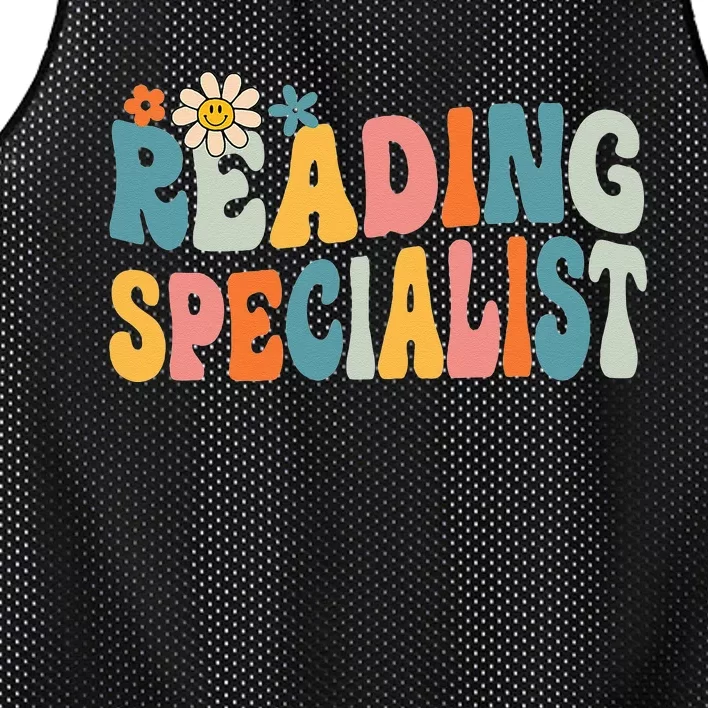 Reading Teacher Literacy Coach Principal Reading Specialist Mesh Reversible Basketball Jersey Tank