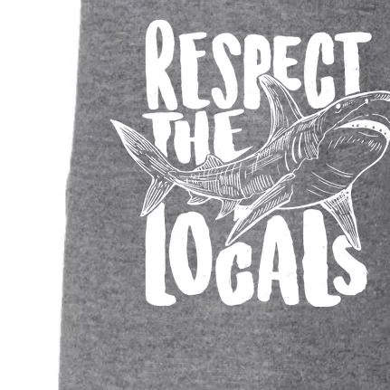 Respect The Locals Shark Week Lover Doggie 3-End Fleece Hoodie