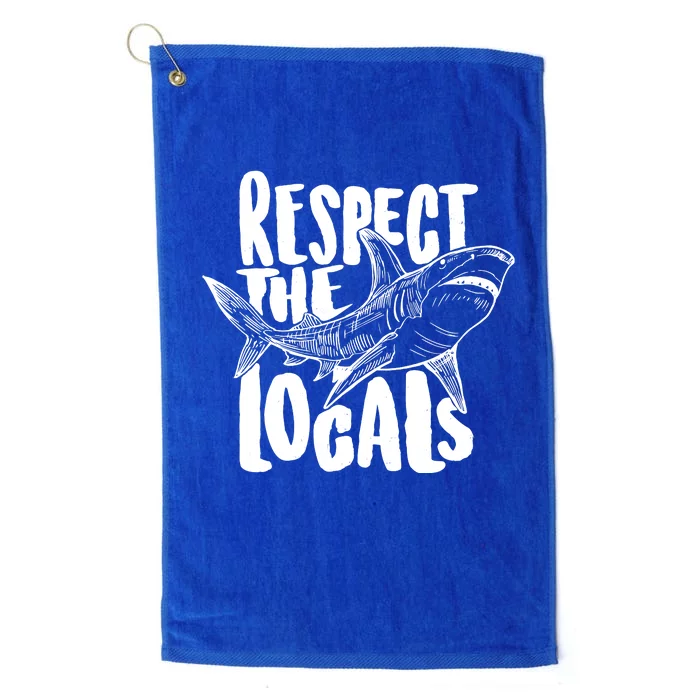 Respect The Locals Shark Week Lover Platinum Collection Golf Towel