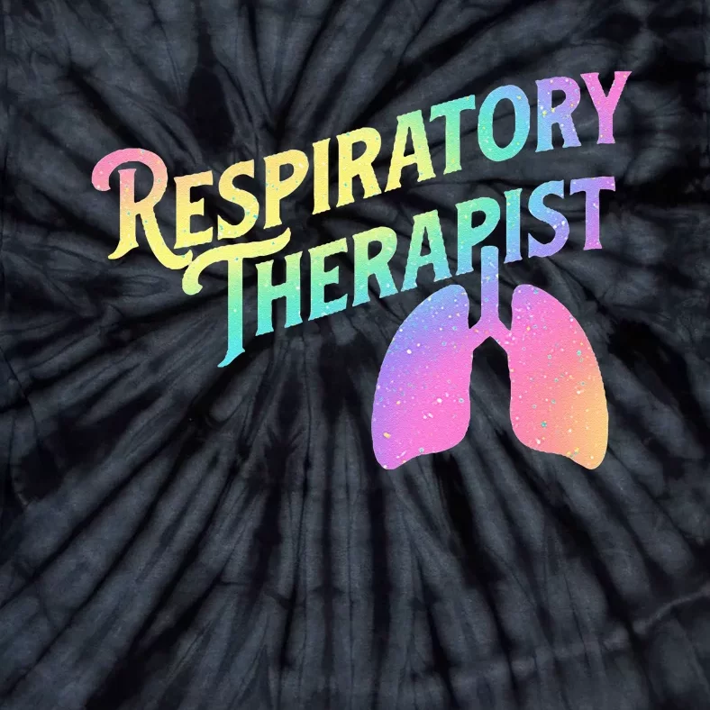 Respiratory Therapist Lung Therapy Pulmonology Nurse Week Tie-Dye T-Shirt