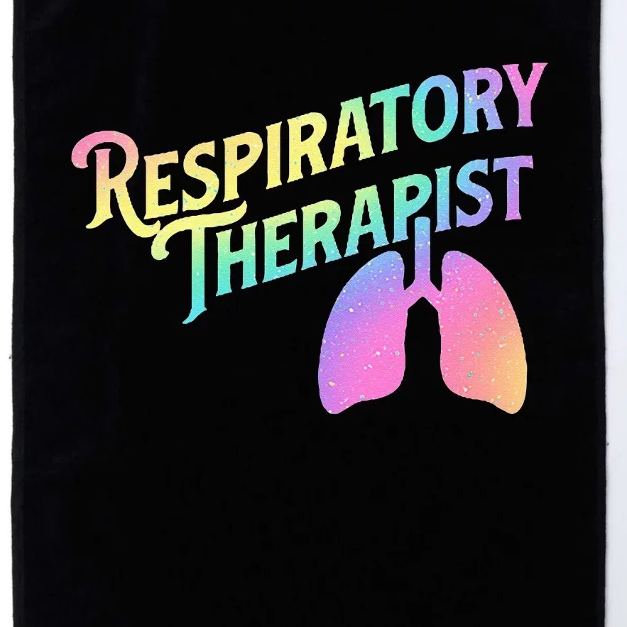 Respiratory Therapist Lung Therapy Pulmonology Nurse Week Platinum Collection Golf Towel