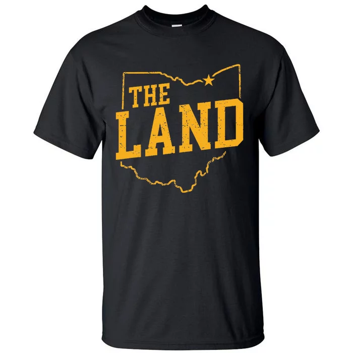 Retro The Land Cleveland Ohio Classic Throwback Souvenir Tall T-Shirt