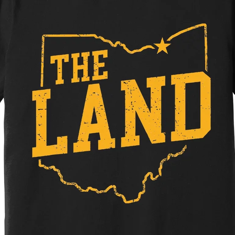 Retro The Land Cleveland Ohio Classic Throwback Souvenir Premium T-Shirt