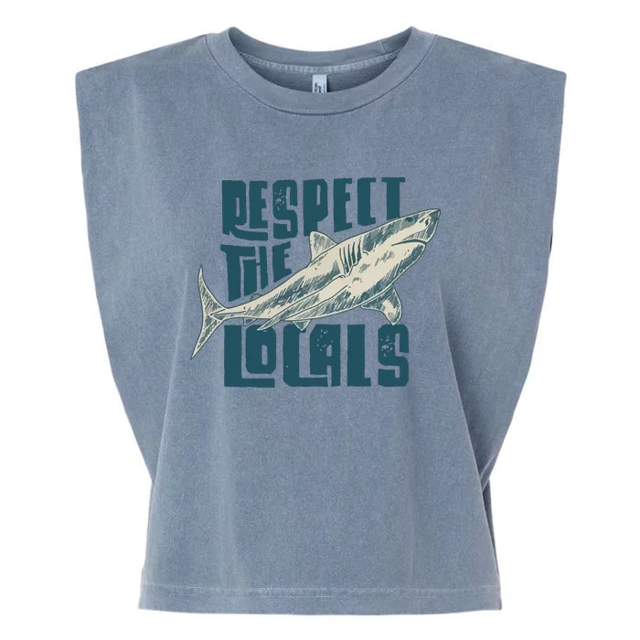 Respect The Locals Garment-Dyed Women's Muscle Tee