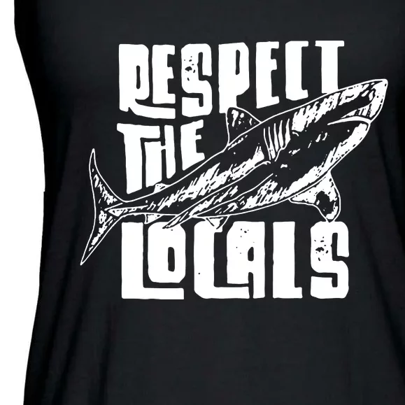 Respect The Locals Ladies Essential Flowy Tank