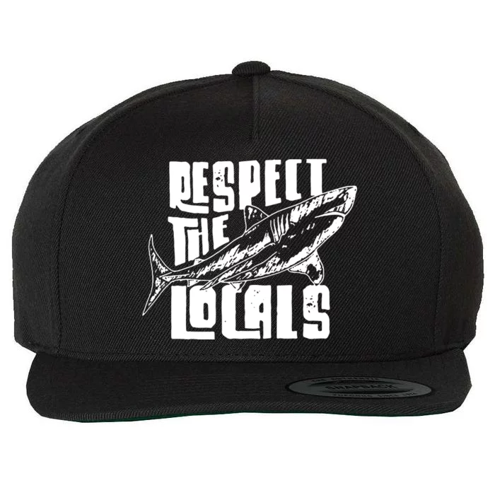 Respect The Locals Wool Snapback Cap