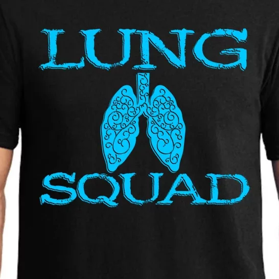 Respiratory Therapist Lung Squad Respiratory Therapy Team Gift Pajama Set