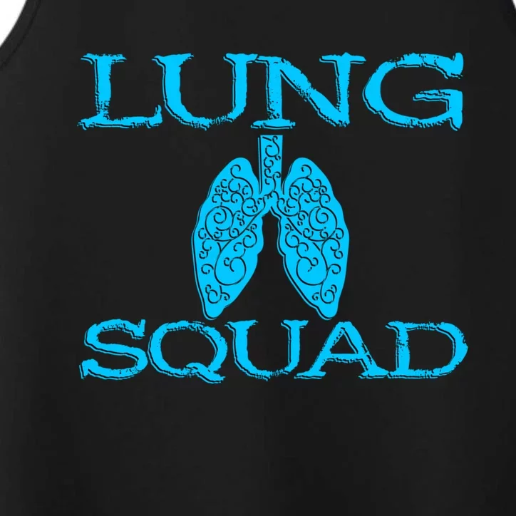 Respiratory Therapist Lung Squad Respiratory Therapy Team Gift Performance Tank