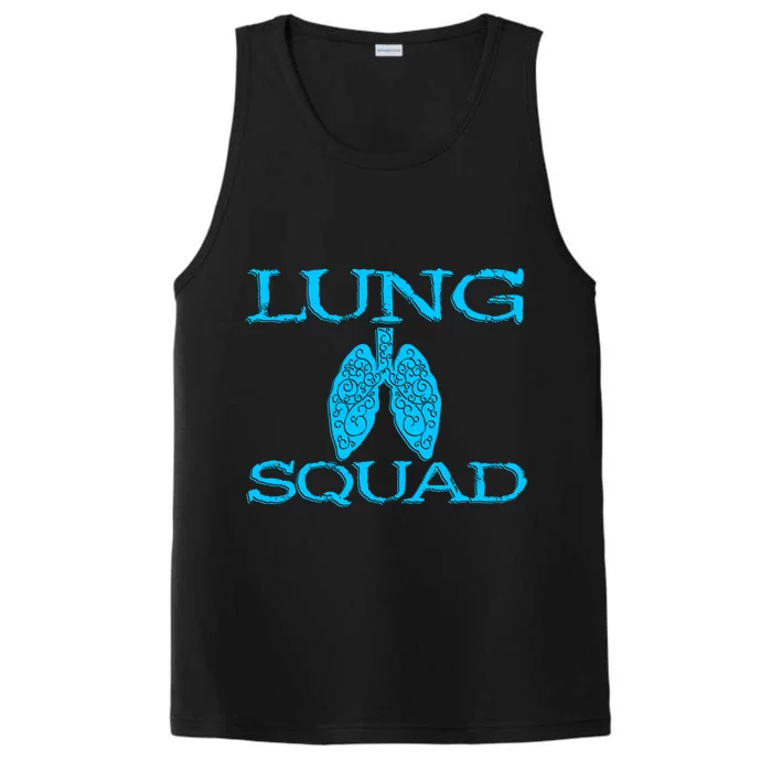 Respiratory Therapist Lung Squad Respiratory Therapy Team Gift Performance Tank