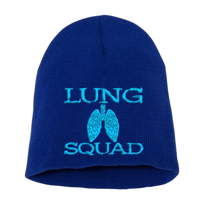 Respiratory Therapist Lung Squad Respiratory Therapy Team Gift Short Acrylic Beanie