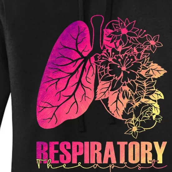 Respiratory TherapistTherapy Medical Care Doctor Lung Nurse Women's Pullover Hoodie