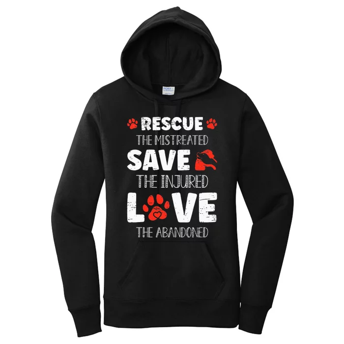 Rescue The Mistreated Women's Pullover Hoodie