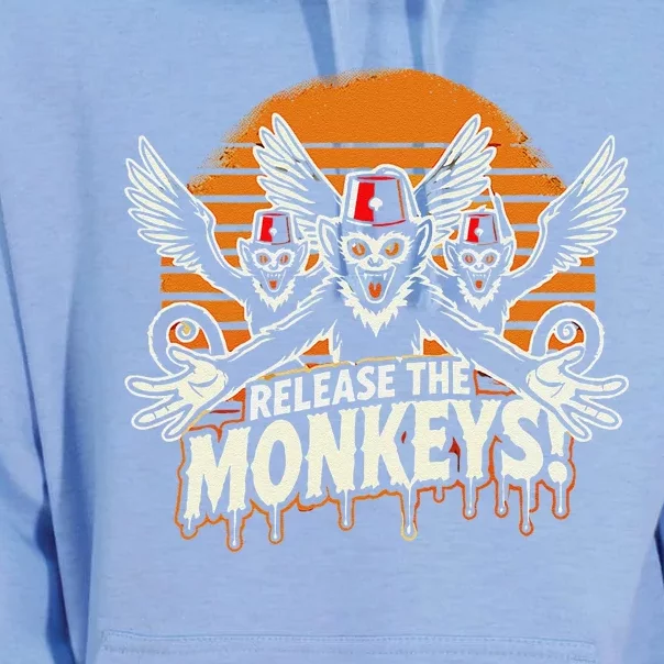 Release The Monkeys Flying Monkeys Halloween Unisex Surf Hoodie