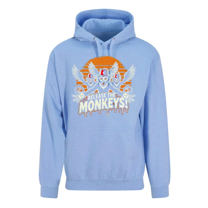 Release The Monkeys Flying Monkeys Halloween Unisex Surf Hoodie