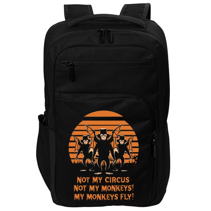 Release The Monkeys Flying Monkeys Halloween Impact Tech Backpack