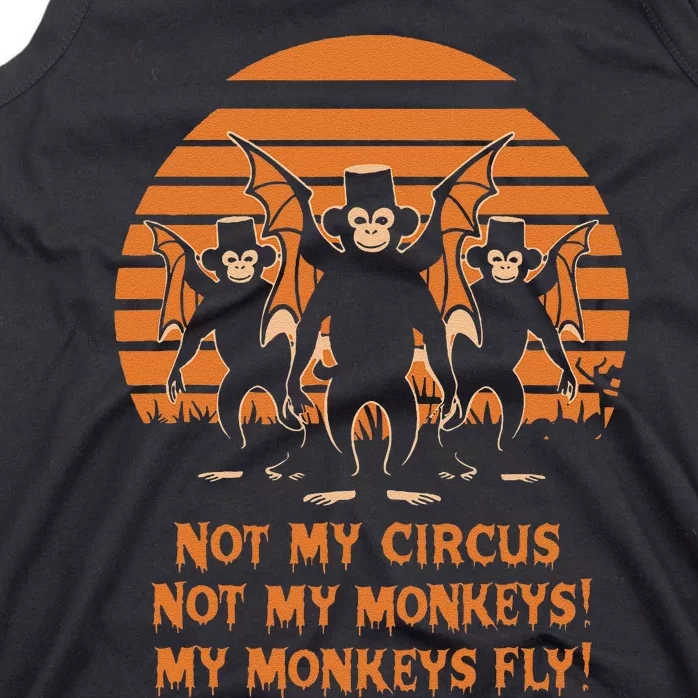 Release The Monkeys Flying Monkeys Halloween Tank Top