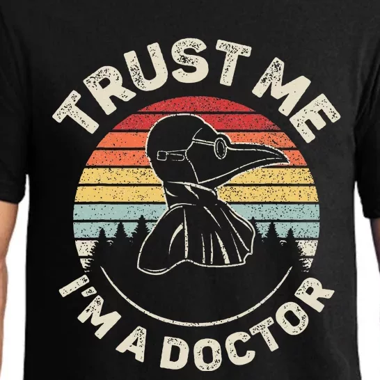 Retro Trust Me IM A Doctor Plague Pajama Set