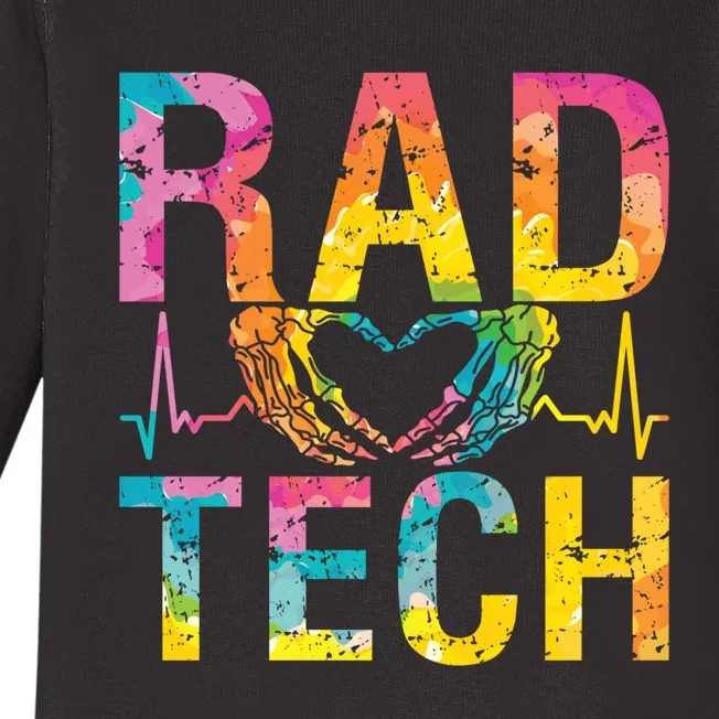 Rad Tech Medicine Technologist Xray Rad Techs Radiology Baby Long Sleeve Bodysuit