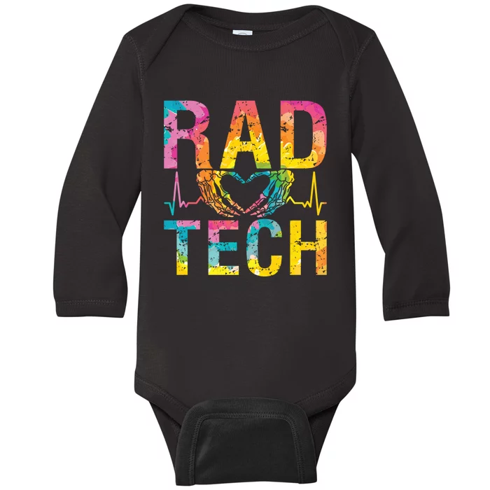 Rad Tech Medicine Technologist Xray Rad Techs Radiology Baby Long Sleeve Bodysuit