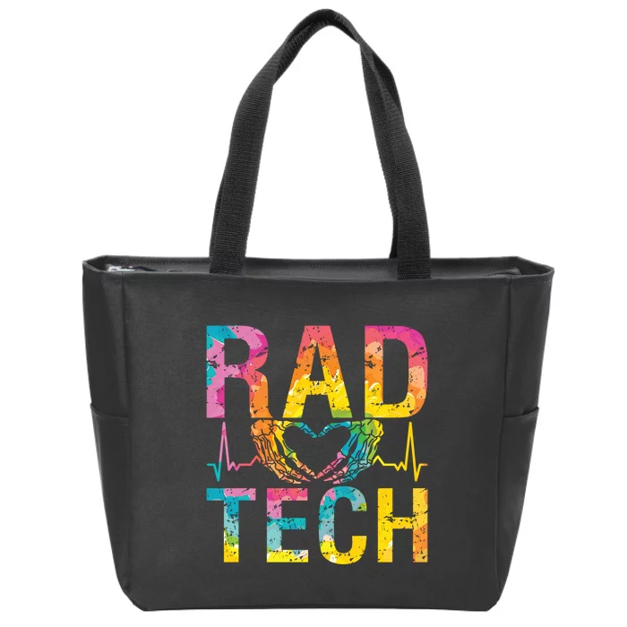 Rad Tech Medicine Technologist Xray Rad Techs Radiology Zip Tote Bag