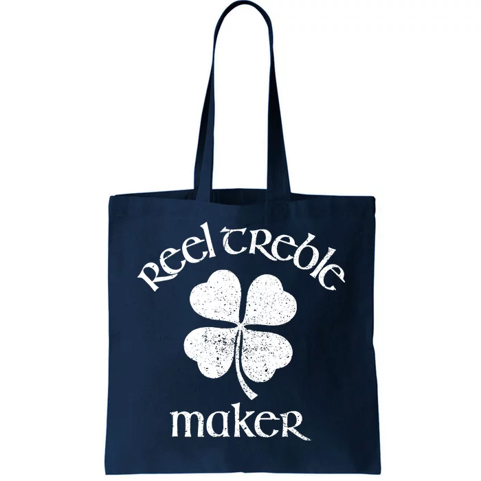 Reel Treble Maker Irish Dance Shamrock St Patricks Tote Bag